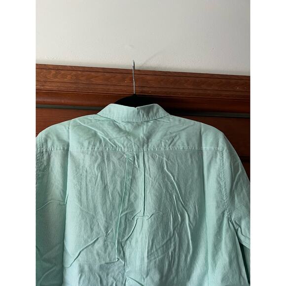 NWT Everlane Women's The Cotton Oversized Button Down Shirt Long Sleeve Mint 4 - Picture 9 of 11